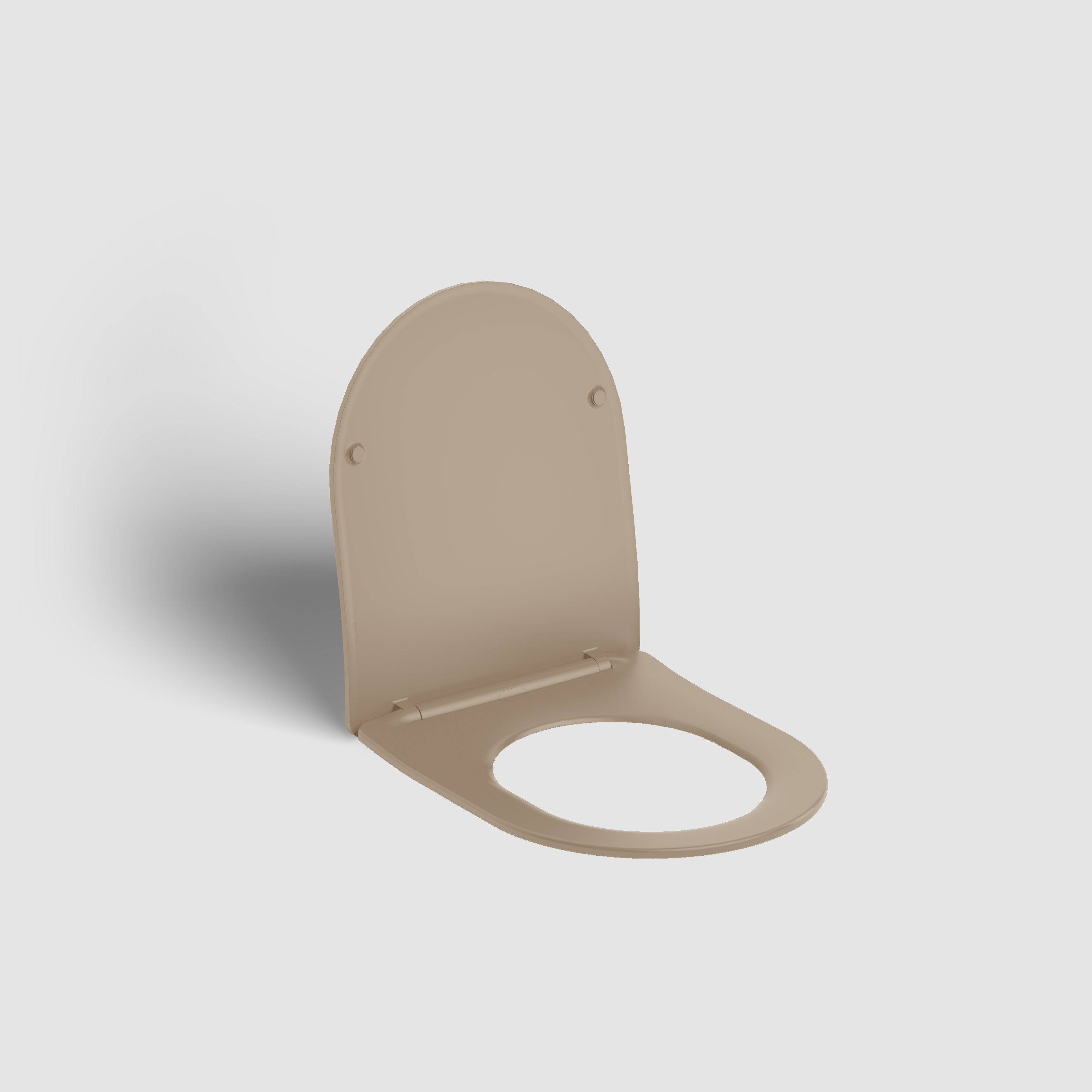 Clou InBe 3 toiletzititng met deksel soft-closing mat mosterd